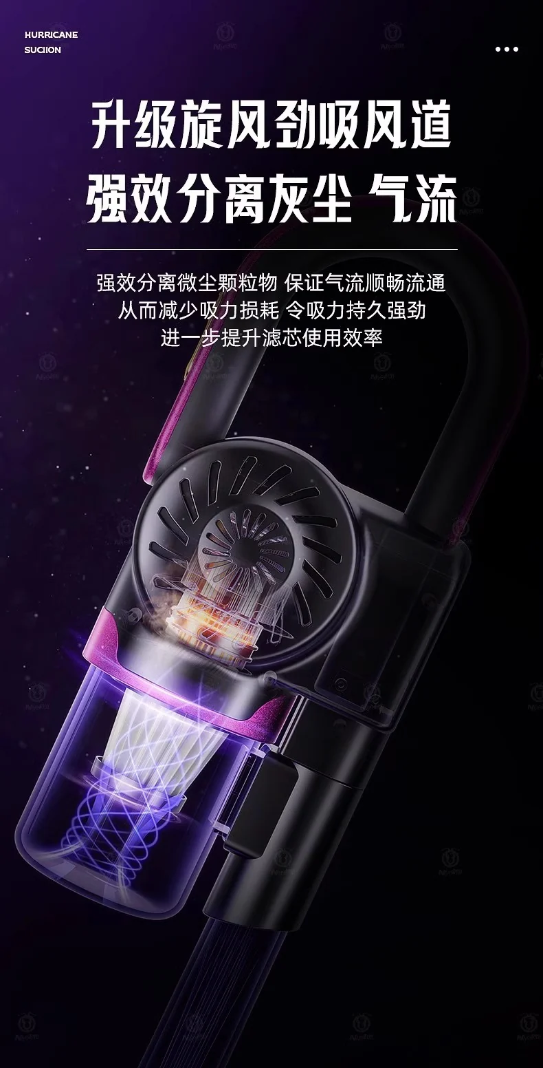 Wireless portable vacuum cleaner car handheld high suction multifunctional household UV mite remover all-in-one wholesale