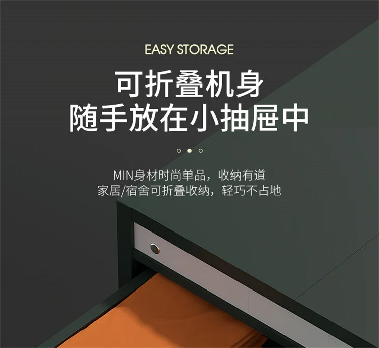 Cross-border Handheld Folding Clothes Ironing Machine Portable Steam Iron Travel Mini Ironing Clothes Artifact Easy to Storage