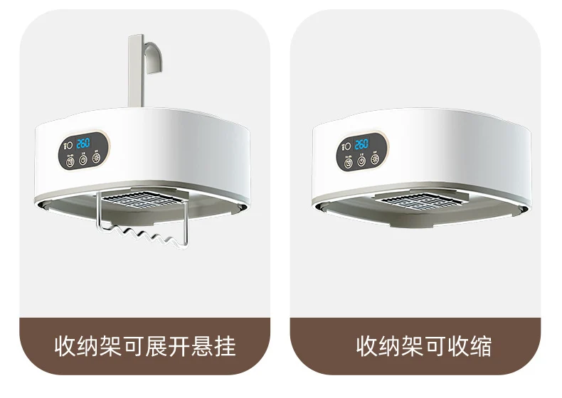 Smart Dryer Household Clothes Dryer Sterilization Large Capacity Foldable Baby Installation-Free Clothes Drying Machine Portable