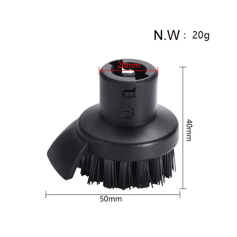 Adapt to Karche Karcher Kach Steam Cleaner SC1/2/3/4/7 Small Round Brush Mirror Brush Nozzle Accessories