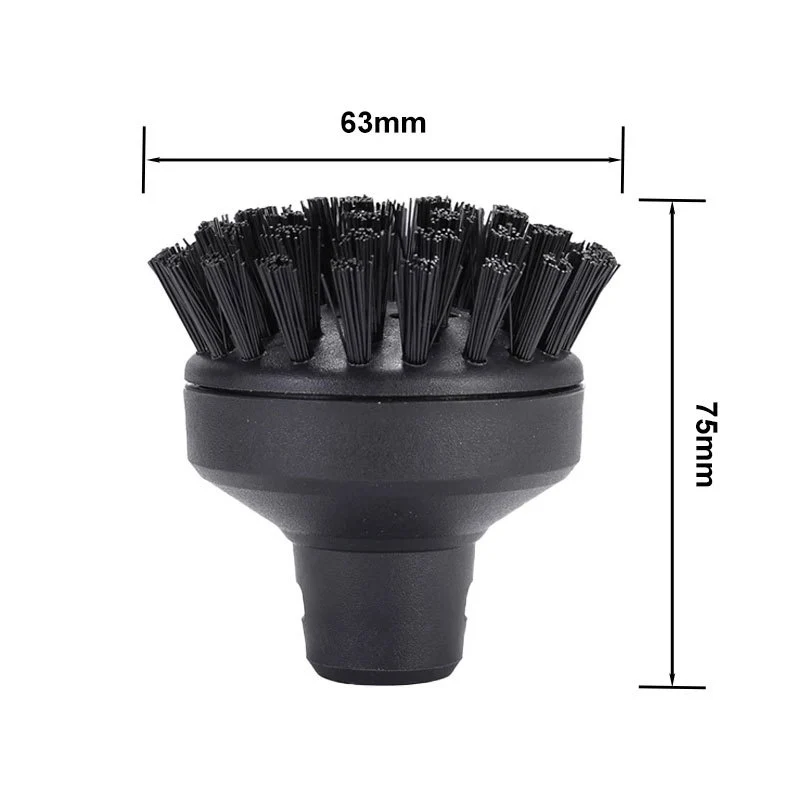 Adapt to Karche Karcher Kach Steam Cleaner SC1/2/3/4/7 Small Round Brush Mirror Brush Nozzle Accessories