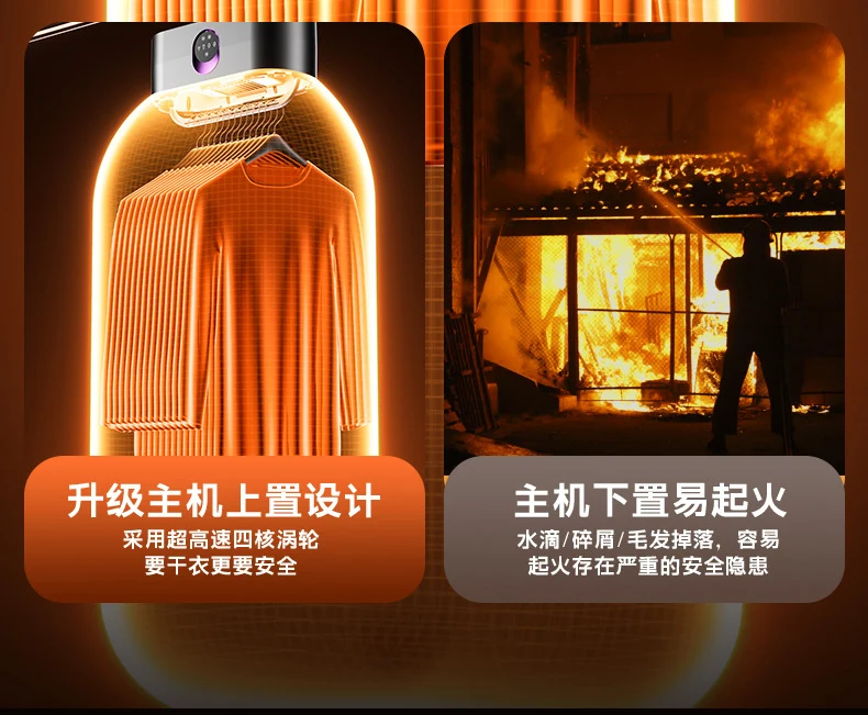 2025 New Model Small Clothes Dryer for Home Use, Dormitory, Baby, Foldable Portable Windbreaker Dryer