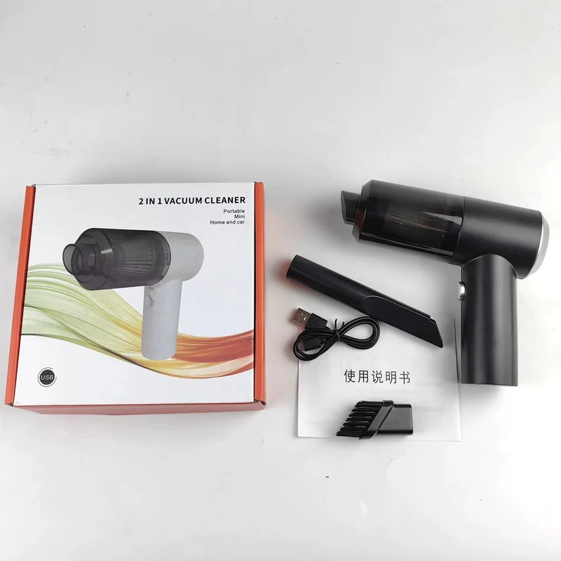 Car Vacuum Cleaner with Super Strong Suction, High Power, Wireless Charging, Smart, Portable, Desktop, Handheld, Small, Powerful Vacuum Cleaner