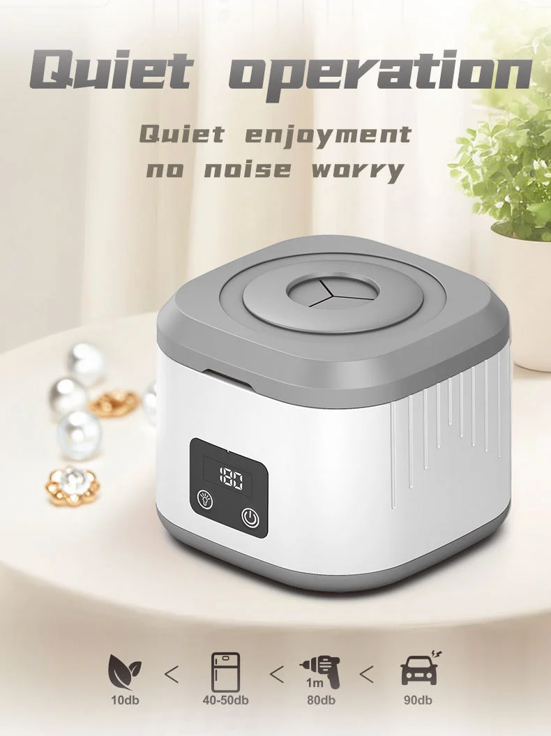 Cross-Border Amazon Ultrasonic Denture Cleaning Machine Uv Ultraviolet Ultrasonic Cleaning Machine Household Jewelry Braces