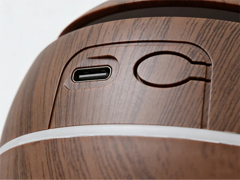 Foreign Trade Mushroom Head Humidifier USB Desktop Household Mini Wood Grain Aromatherapy Essential Oil Aromatherapy Machine Manufacturer Low Noise