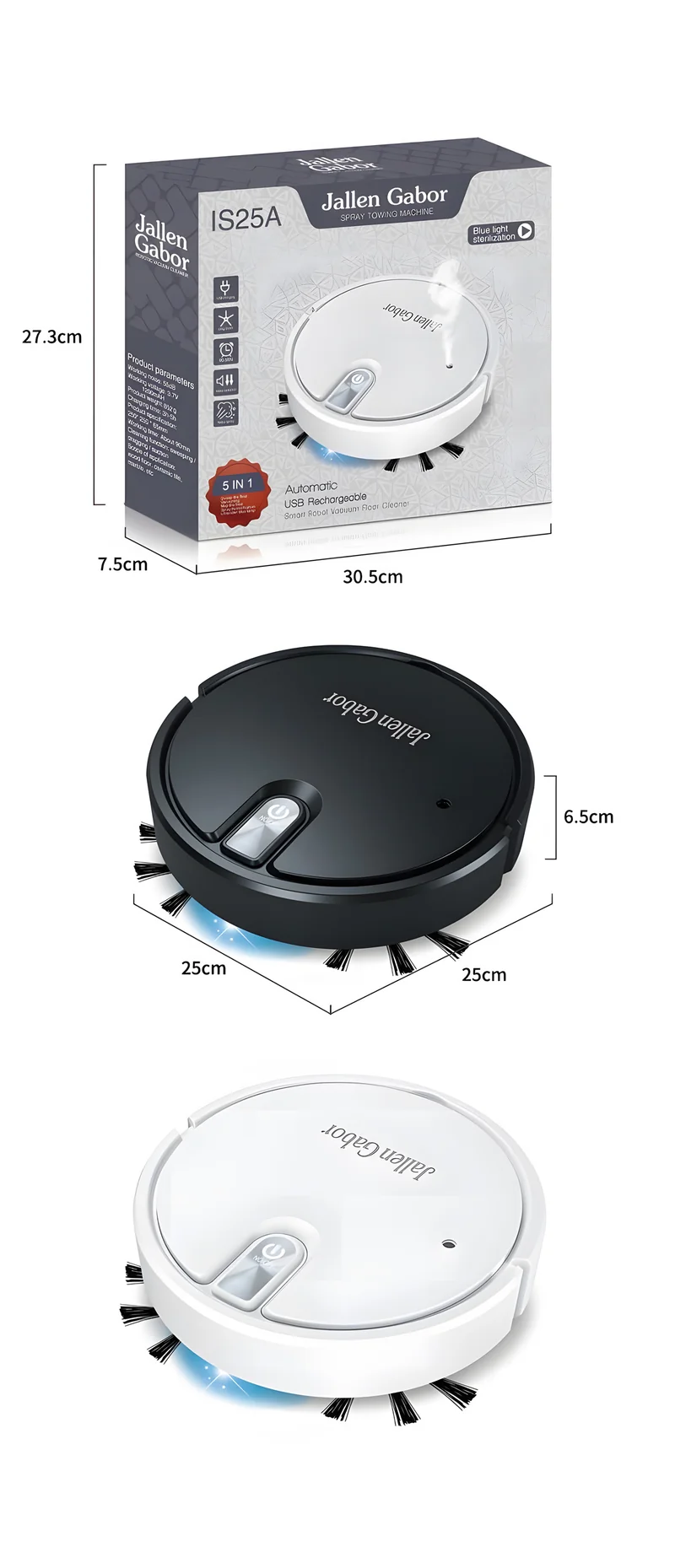 Cross-Border Sweeping Robot Smart Vacuum Cleaner Household Sweeper Small Household Appliances Fully Automatic Sweeping Robot Gifts