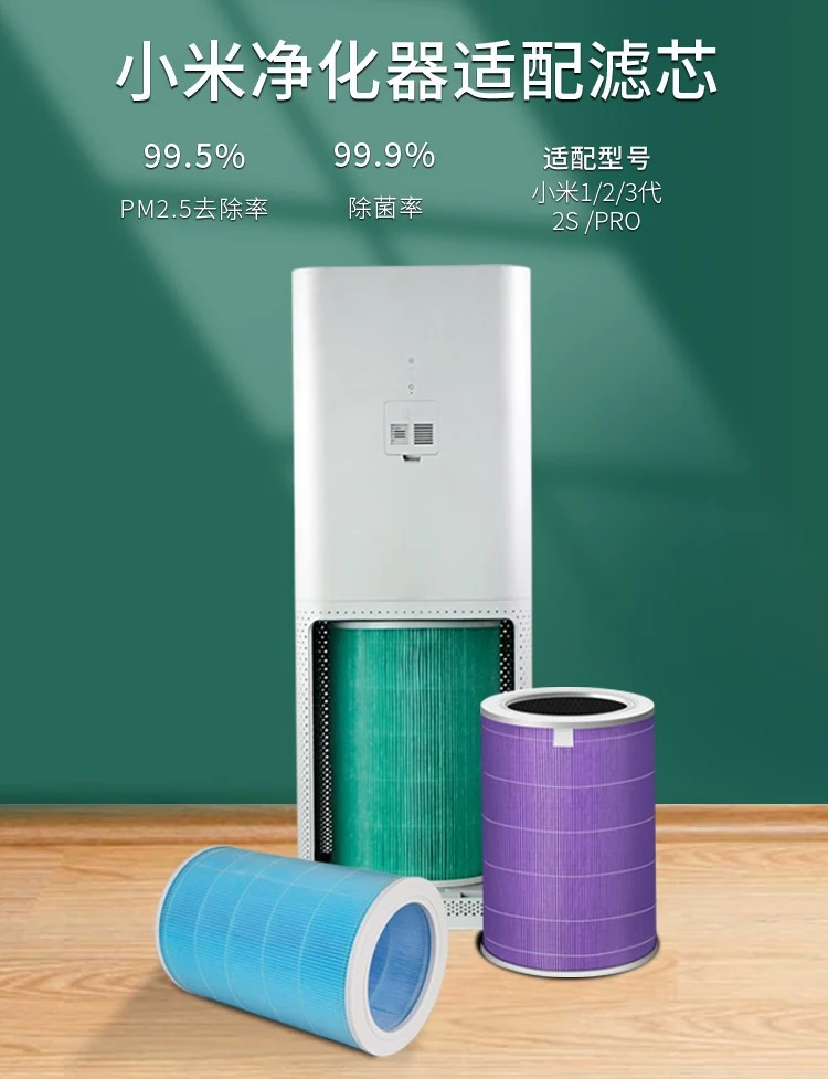 Suitable for Xiaomi air purifier filter element 123 generation pro Mijia 2S/4/4pro/proH/F1 filter screen