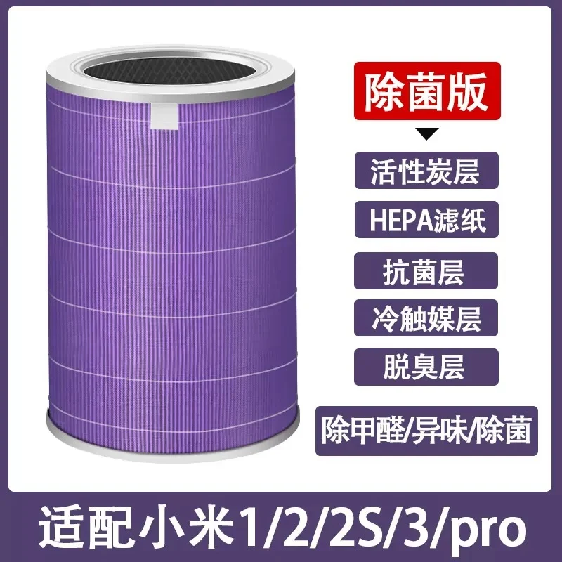 Suitable for Xiaomi air purifier filter element 123 generation pro Mijia 2S/4/4pro/proH/F1 filter screen