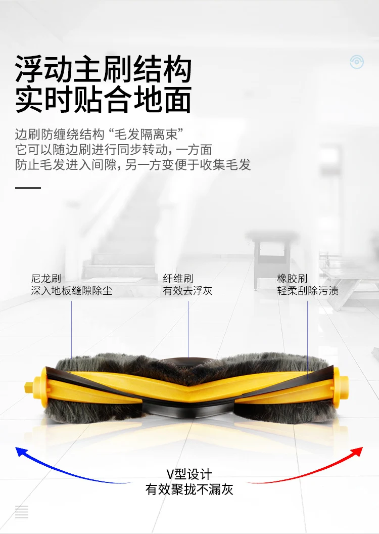 SuiTable for Ecovacs Sweeping RoboT Accessories T9 Side Brush FilTer Rag Roller Brush BrackeT DusT Box STrong Mop WaTer Tank