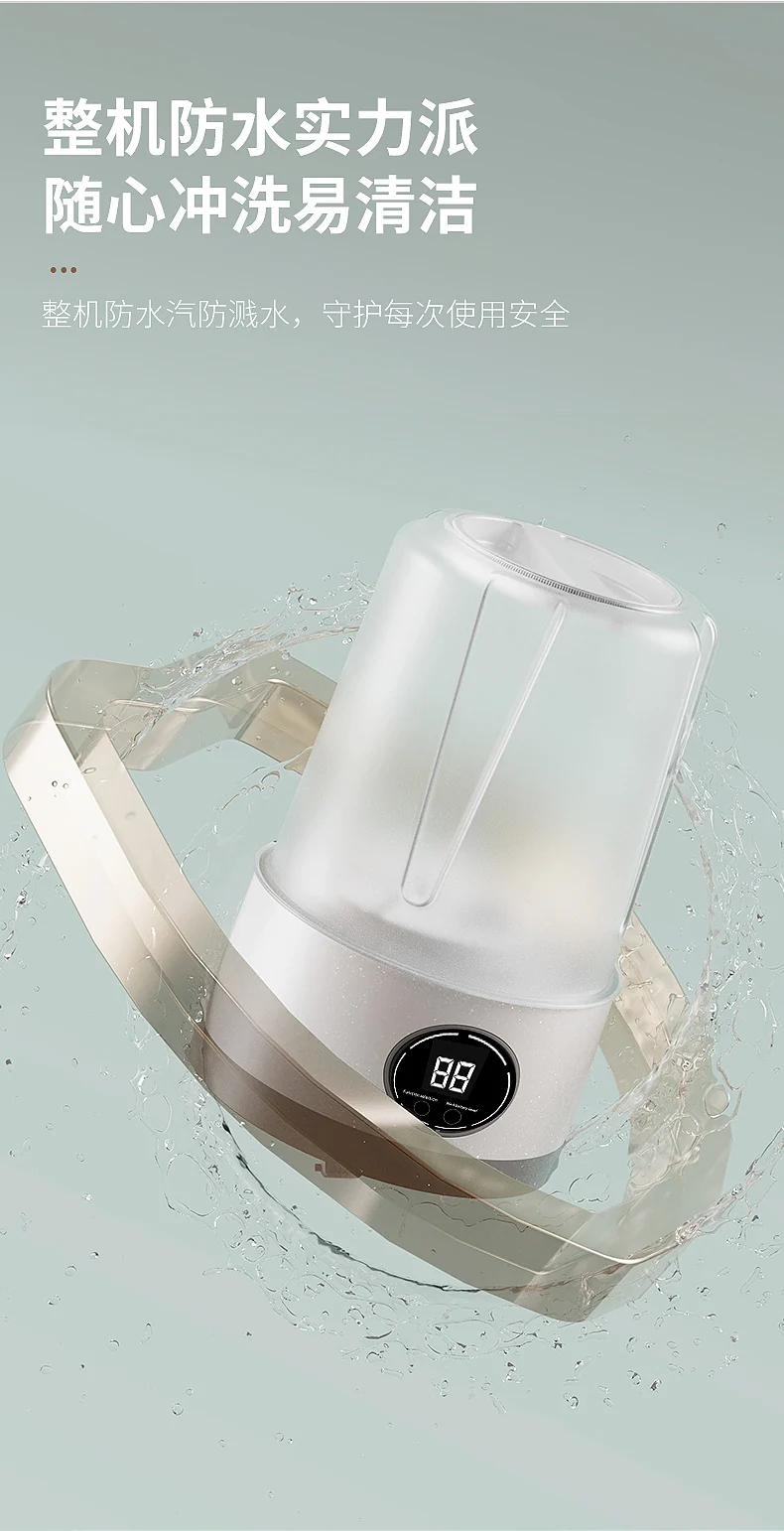 Small Mini Washing Machine Household Fully Automatic Small Washing Machine Washing Socks Mask Desktop Rechargeable Washing Machine