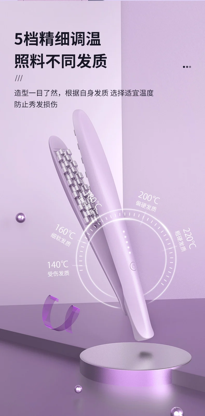 Arc Teeth Fluffy Splint Tin Paper Perm Pad Hair Short Small Lazy Man Artifact Male Hair Root Ironing Iron Curling Rod Female