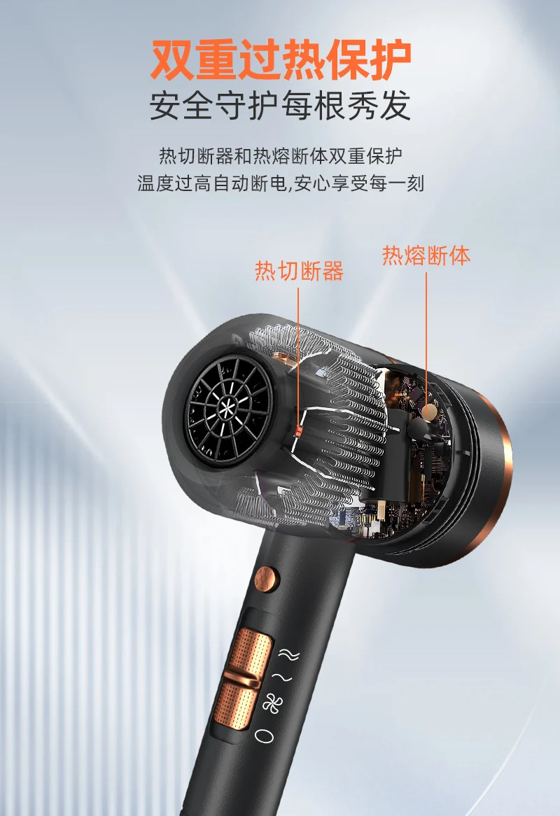 Manufacturer Wholesale Amazon Hair Salon Hair Dryer Cross-Border 2400W Barber Shop Hairdressing High Power Hair Dryer Wholesale