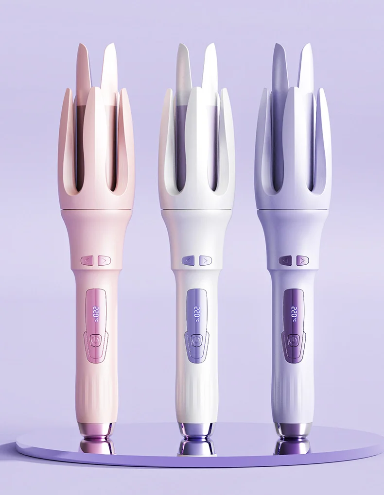 Full-automatic double card slot curling irons artifact lazy people do not hurt their hair electric rotating big wave dormitory lasting shaping