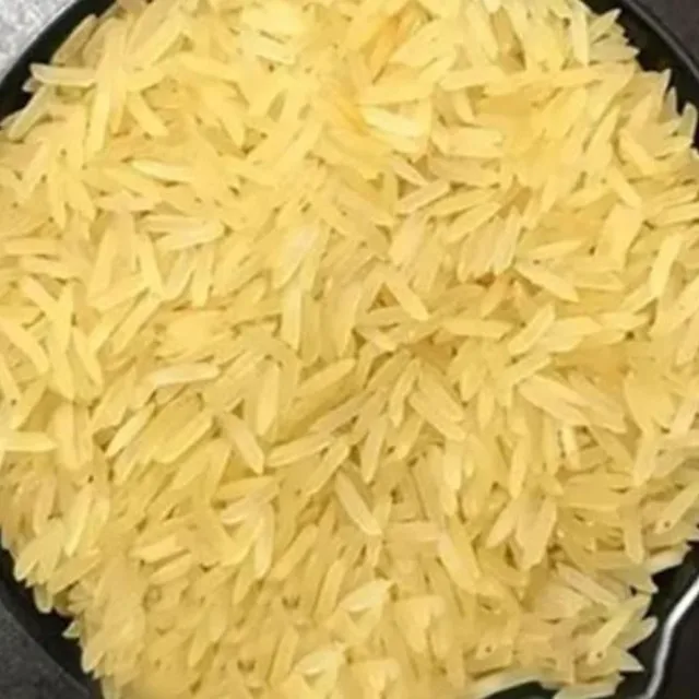 1401 Golden Sella Basmati Rice Premium Aged Long Grain Aromatic Parboiled Export Quality Bulk Supply from Saanvisha Global India