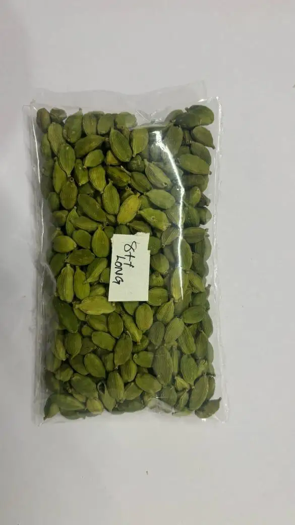 Luxury 8+1 Grade Highland Reserve Fresh Raw Extra Green Cardamom Pods Fragrant Seed Pods Signature Spice Collection Bulk Export