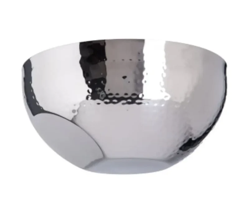 Fruit Metal Bowl Stainless Steel Bowl Stainless Steel Medium Short Footed with Forks for Fruit Snacks for Serving Ice Cream
