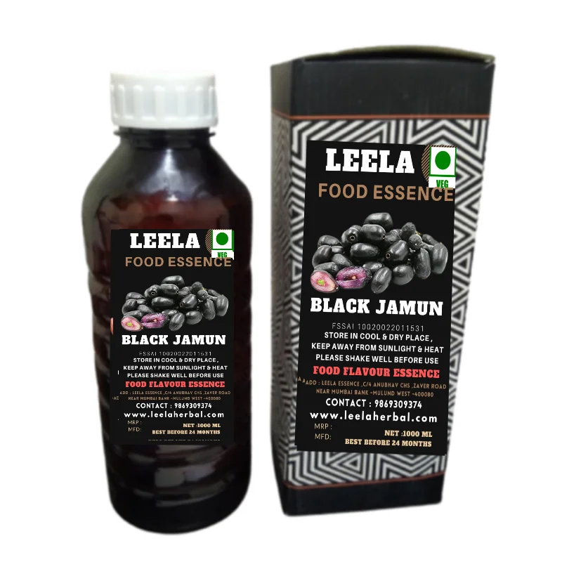 Super Export Quality Black Jamun Flavor Essence 100% Natural Ingredients 12 Month Shelf Life for Food Use