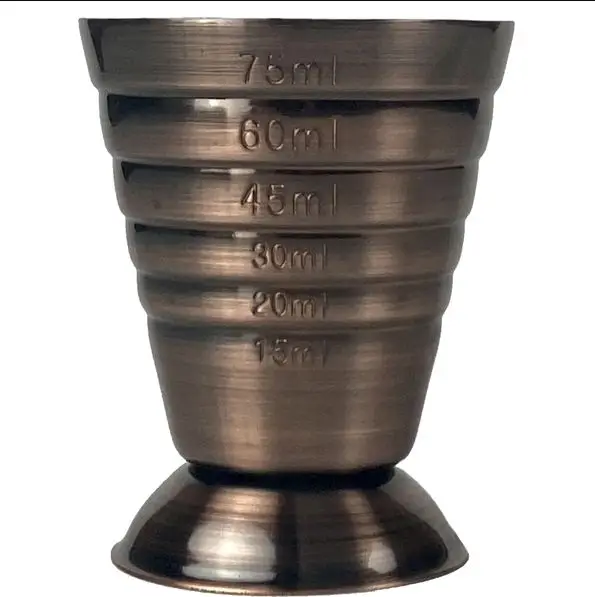 Stainless Steel Double Jigger Cup Measuring for Home Bartender Wine Cocktail Shot Drink Spirit Measure Cup Made in India 2024