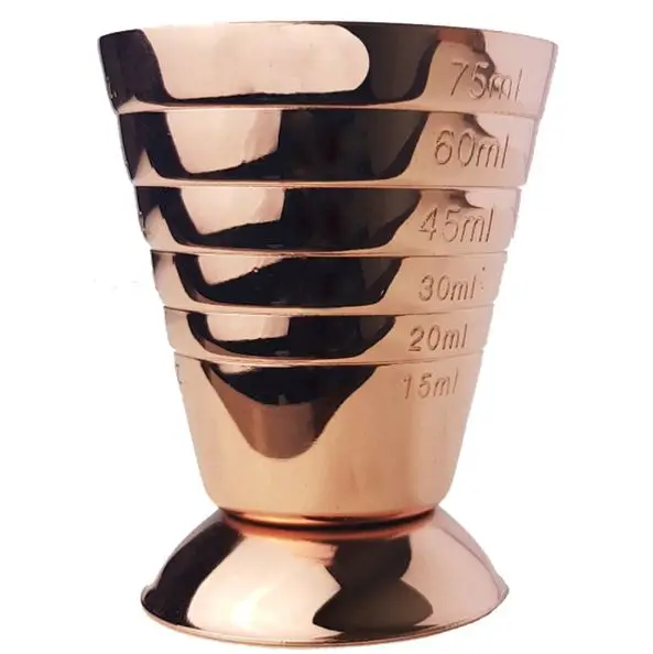 Stainless Steel Double Jigger Cup Measuring for Home Bartender Wine Cocktail Shot Drink Spirit Measure Cup Made in India 2024