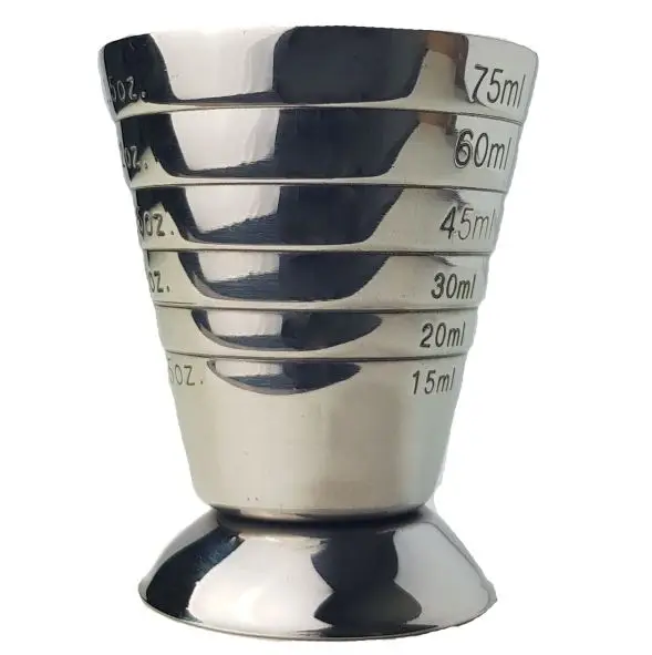 Stainless Steel Measuring Cup Jigger Home Bartender Wine Cocktail Bar Ware Shot Drink Spirit Customizable Made India 2024