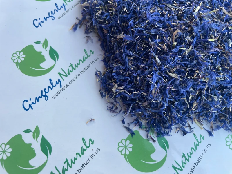 Blue Dried Cornflower petals Exporters From India