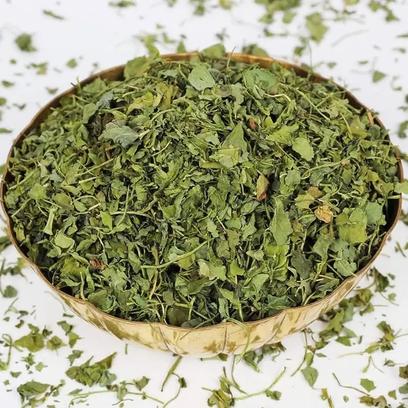 Premium Organic Fresh Raw Dried Kasuri Methi Leaf Aromatic for Seasoning Sauces Gravies & Spice Mixes