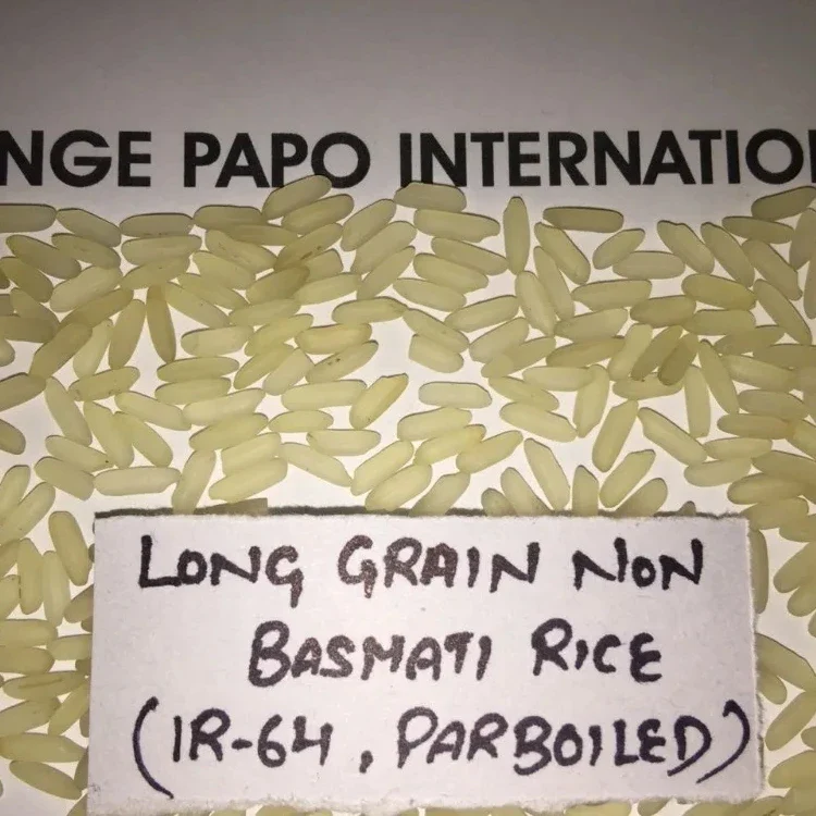 IR 64 Parboiled Long Grain Rice Sortex Clean Customer Packing Size 5% Broken Premium Quality Indian Parboiled Rice
