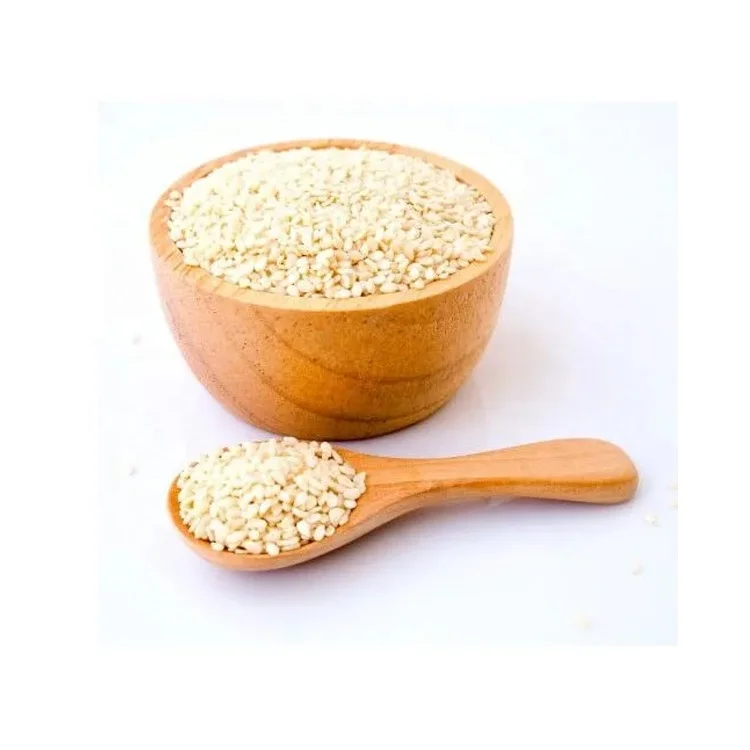 100% Natural Premium Grade White Sesame Seeds AD Smoked Dried Single Spice Herb Indian Good Taste