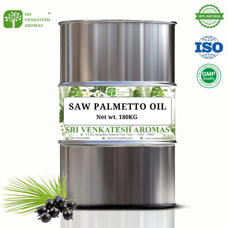 Private Label 1 KG Pure & Natural Organic Carrier Oil Saw Palmetto Essential Oil for Aroma Diffusers Uses & Skin & Hair Care Use