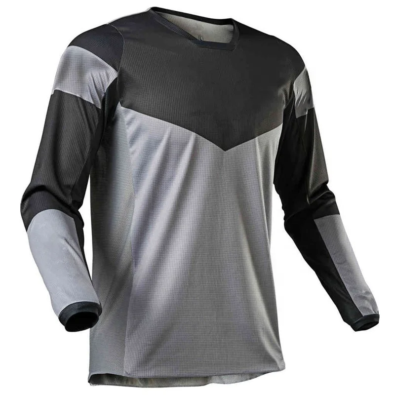 Custom Summer MTB Road Motocross Shirt Men Breathable Mountain Bike Long Sleeve Racing Professional Quick-drying Cycling Jersey