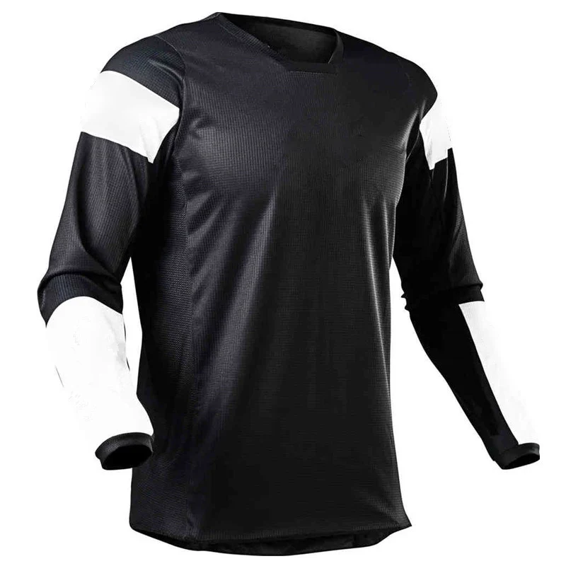 Custom Summer MTB Road Motocross Shirt Men Breathable Mountain Bike Long Sleeve Racing Professional Quick-drying Cycling Jersey