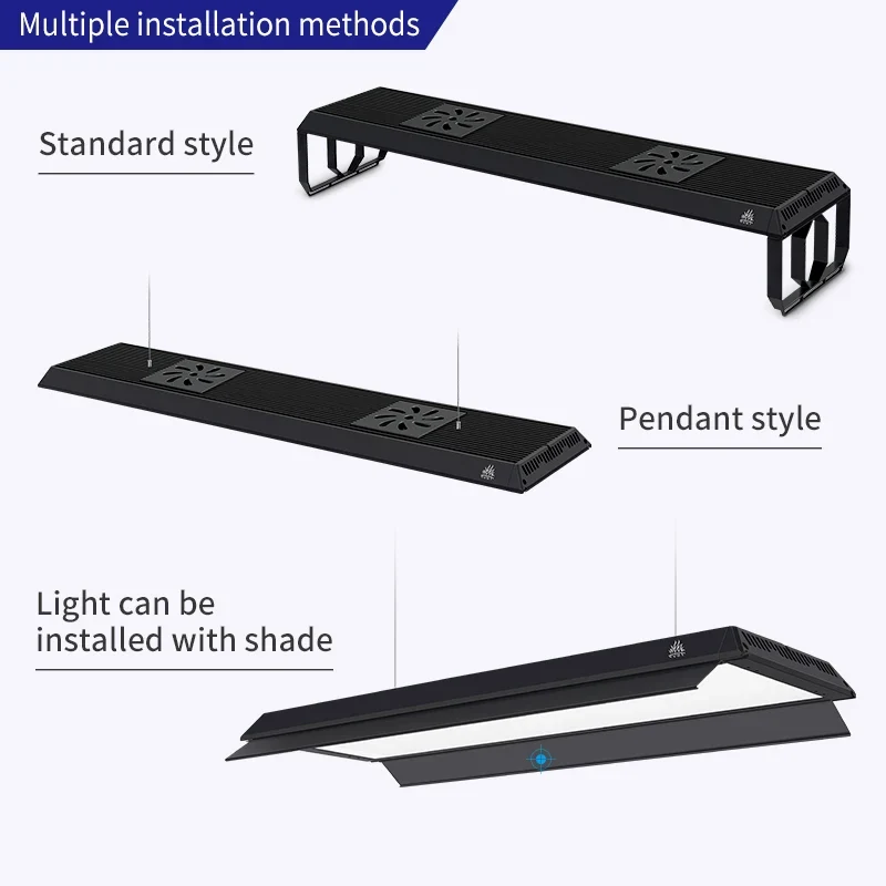 New Arrival P Series APP Control Sunset Sunrise Led Aquarium Light for Freshwater Aquatic Aquarium Aquascape tank Led Lights