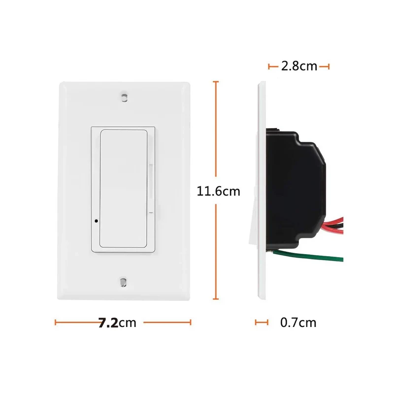 Barbados DMX DALI 0-10V Triac Wall Led Light Controller Dimmable Dimmer Switch