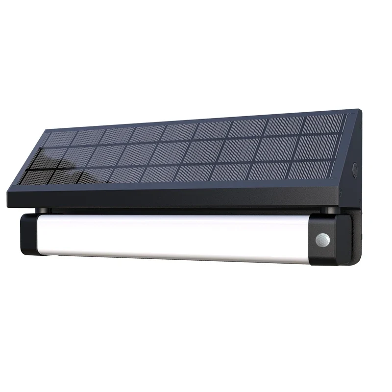 2026 Popular Solar Wall Lights Aluminum Design Outdoor Hang Lighting Solar Garden Led Lights With PIR Sensor