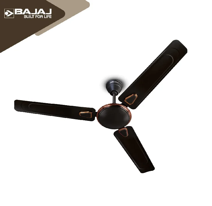 Bajaj 12DC5R Arioso Ceiling Fan Electric Metal App-Controlled Energy Efficient Class 3-Blade 41W Household Hotel Corrugated Box