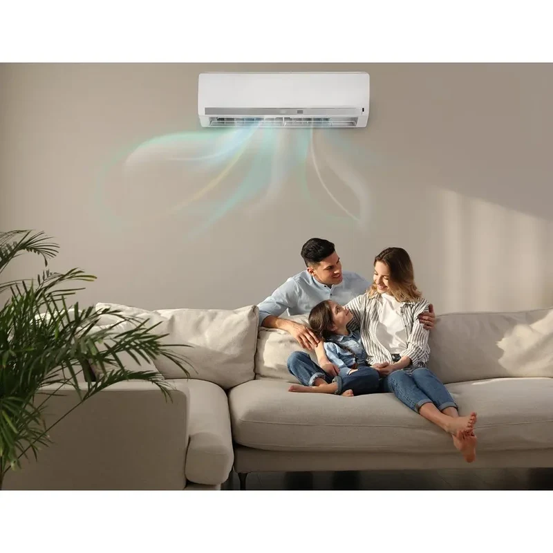 For New Split AC Wall Mounted Air Conditioner Electric for Room Garage Outdoor Use EU/US Plug Cooling Only Variable Frequency