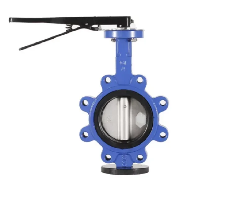 C-Way Stainless Steel Al05 1 1/2 Inch Butterfly Valves 200 Class Manual Power Oil Water Media High Temperature 12-Month Warranty