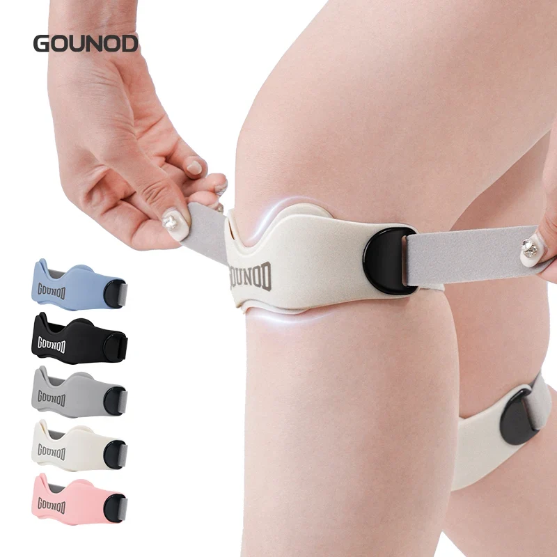 New Butterfly Silicone Patella Strap for Knee Pain Relief & Patellar Tendon Support for Walking Running Hiking Sports Knee Pads