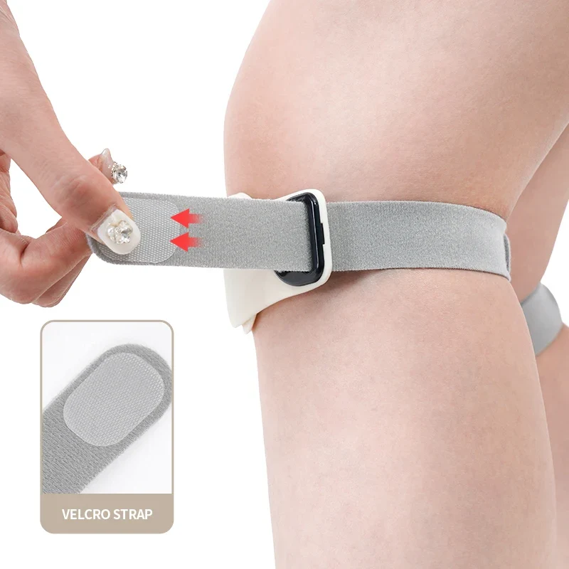 New Butterfly Silicone Patella Strap for Knee Pain Relief & Patellar Tendon Support for Walking Running Hiking Sports Knee Pads