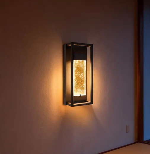 12 Inch Bubble Crystal Glass Wall Sconce Triac Dimmable High CRI Aluminum Alloy Housing for Villa Resort Garden Corridor