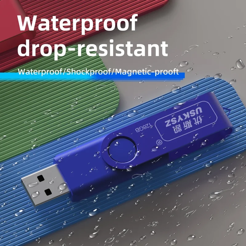 USB 2.0 Metal Waterpoof 128gb 64GB 32GB 16GB 8GB 4GB USB Stick Pen Flash Drive Free Pen Drive Usb Flash Drive