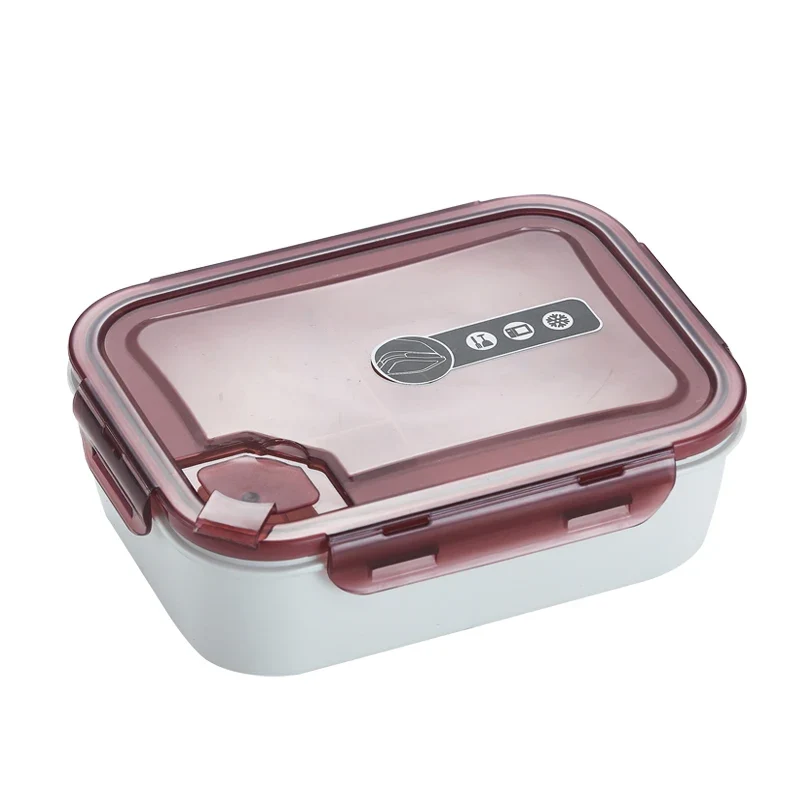 School Office Reusable Microwaveable Meal Prep Food Storage Container BPA-free PP 3 Compartment Simple Plastic Bento Lunch Box