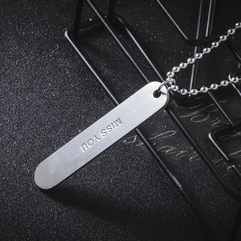 High-quality Stainless Steel Jewelry Trendy Minimalist Vintage Fashion Stainless Steel Custom Jewelry Wholesale Necklace