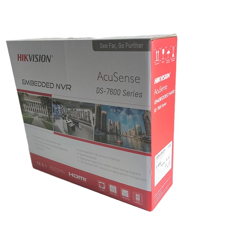 Hik Original DS-7608NXI-K2 8-Ch 4K Network Video Recorder (NVR) Ports Plug & Play Embedded in Stock