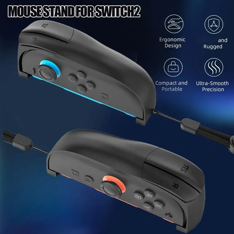 For Switch2 handle mouse bracket 2-Pack Mouse Stand for Switch 2 Controllers Easy-to-Install