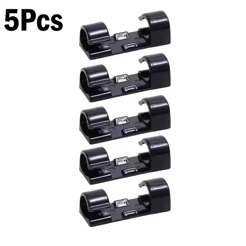 Cable Organizer Clips Wire Holder Self Adhesive Desktop Cord Management for PC Mouse USB Power Cord Fixer Wall Car Home Office