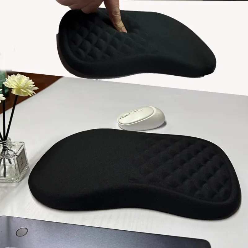 Ergonomic Wrist Rest Mouse Pad Comfortable Wrist Support Non Slip High Elastic Memory Cotton Mousepad For PC Laptop Computer