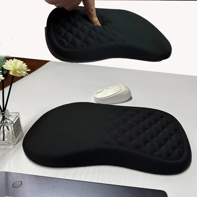 Ergonomic Wrist Rest Mouse Pad Comfortable Wrist Support Non Slip High Elastic Memory Cotton Mousepad For PC Laptop Computer