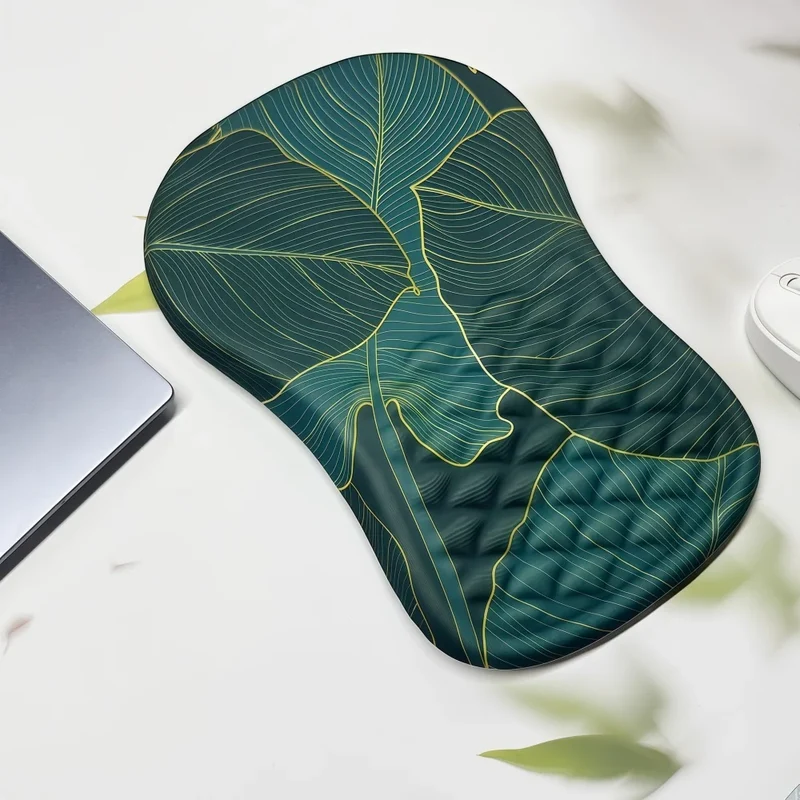 Ergonomic Wrist Rest Mouse Pad Comfortable Wrist Support Non Slip High Elastic Memory Cotton Mousepad For PC Laptop Computer