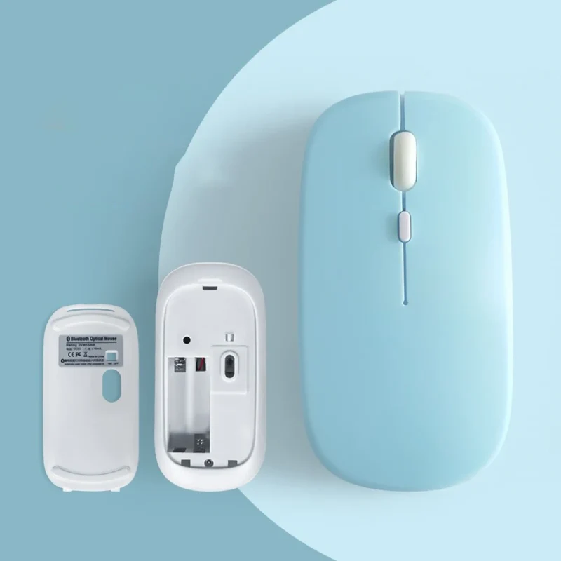 Wireless Bluetooth Mouse Gamer For MacBook iPad Laptop Computer Replaceable Battery Bluetooth Mouse Adjustable 800/1200/1600DPI